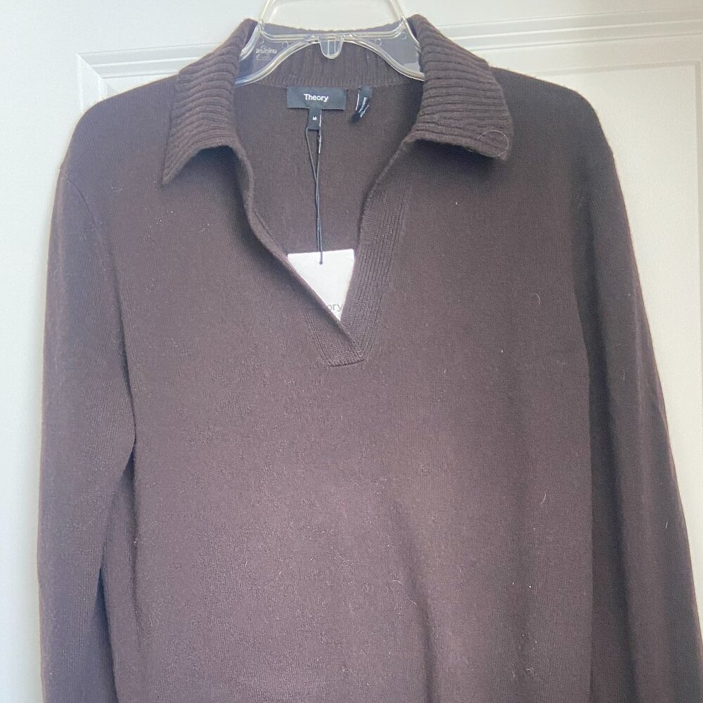 NWT Theory Women's Cashmere Sweater Size Medium - Picture 2 of 10